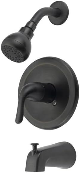 Boston Harbor FAUCET TUB/SHOWER SGL HNDL BRZ TQ-F1214517RW