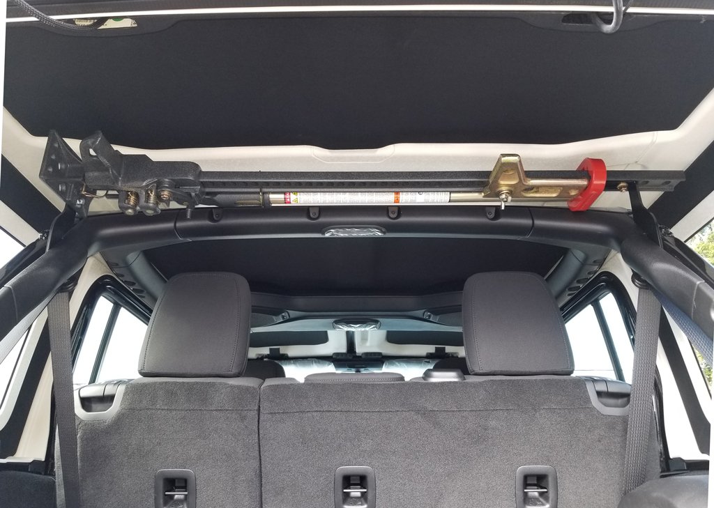 Hi-Lift Jack Mount kit intended for Jeep JL 4-Door Wrangler - Stealth - Made by Dominion OffRoad (Important - Read Fitment Details in Description Below)