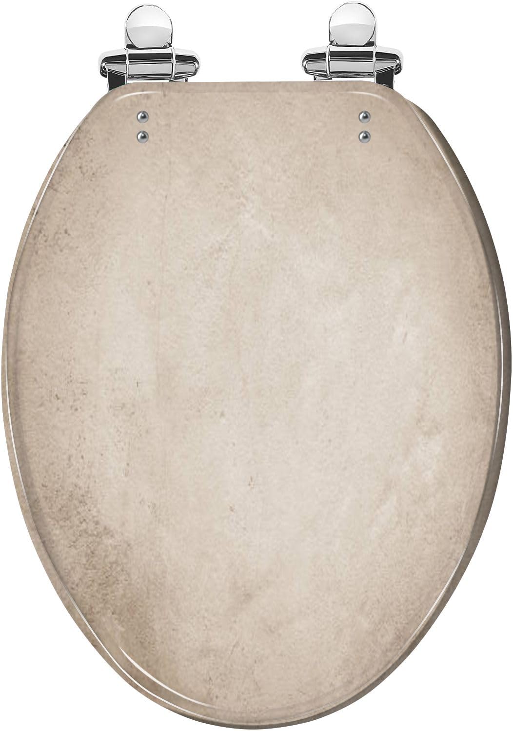 Elongated Toilet Seat Full Frame Gold Close Up Resin Toilet Seat Slow Quiet Close with Quick-Release Hinges Toilet Seat with Cover Easy to Clean Install
