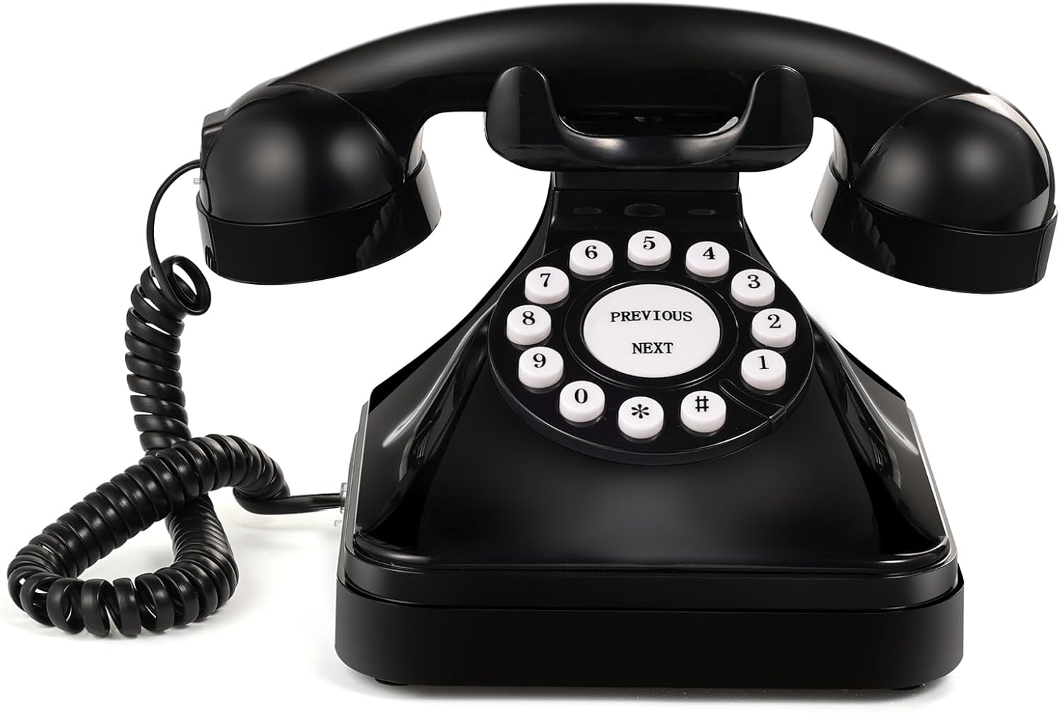 Guest Book Audio Wedding Phone,Record Voice Messages,Retro Guest Book for Wedding or Birthday Party Message Voicemail,Save The Blessings of Your Relatives and Friends（Black Gray）