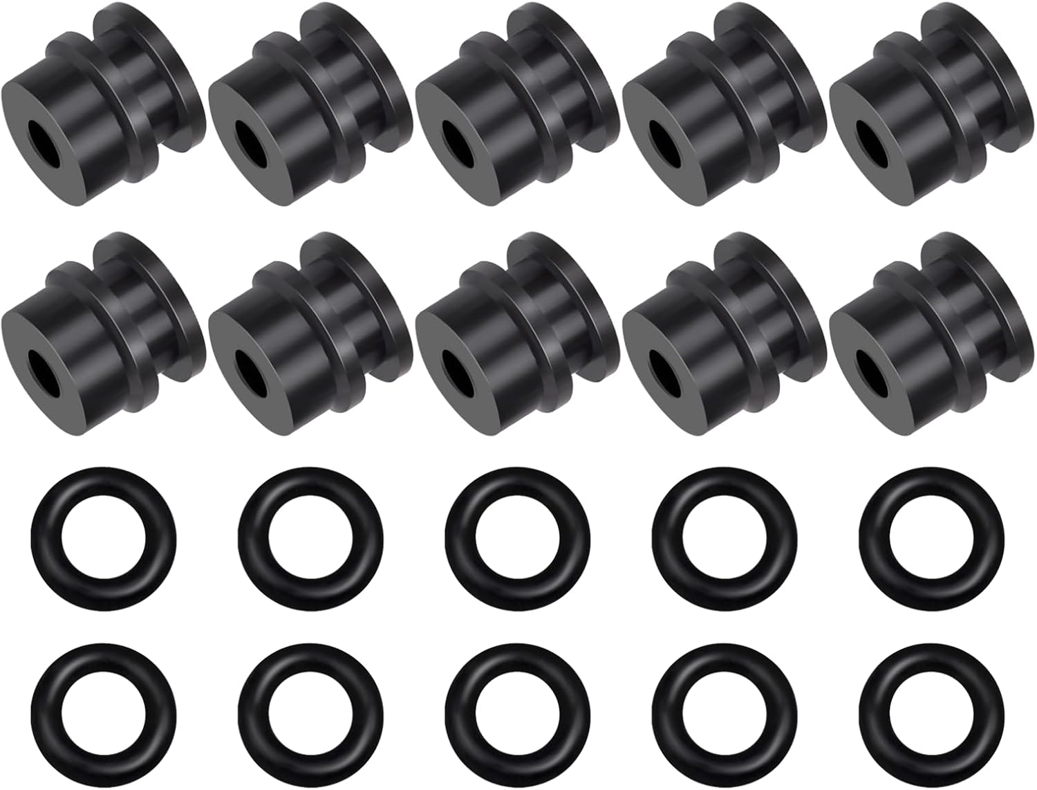 20Pcs Side Seals kit Compatible with Fusion Air Purge AP Spray Gun 246348 249990 - Black