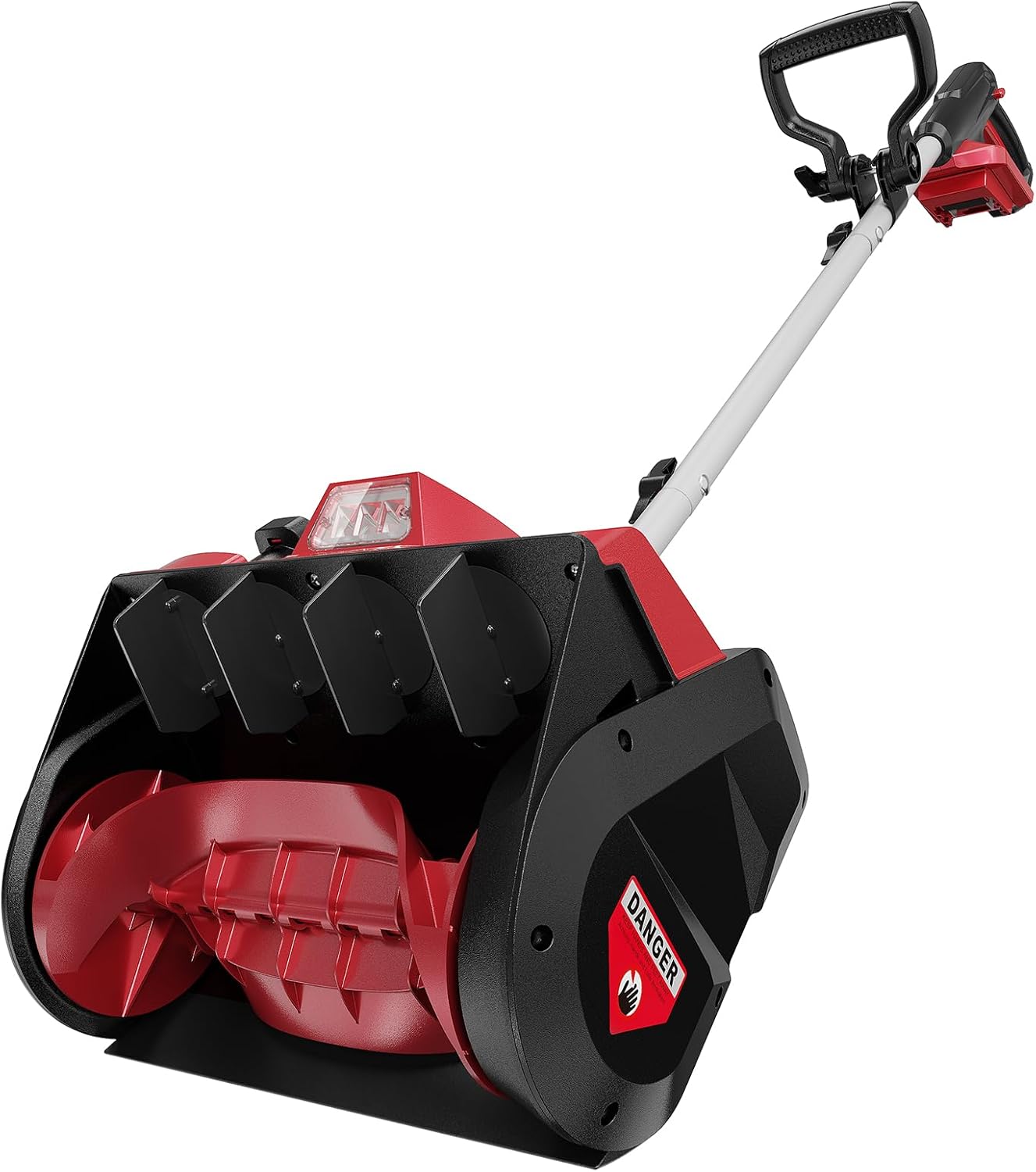 Cordless Snow Shovel Compatible with Milwaukee 18V Battery(Tool Only), 12” Brushless Snow Blower Electric Power Snow Thrower, w/LED Light, Adjustable Direction, for Driveway Walkways Snow Removal