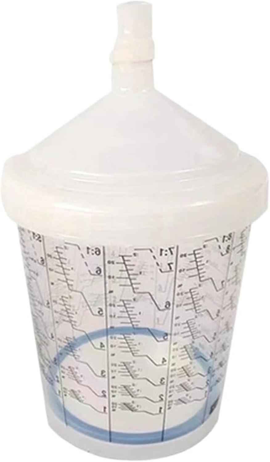 Compatible with Sata Spray Gun Pot 600ml Disposable Gun Pot Accessories Water-Based Paint Mixing Cup (Size : 600 ML 3 pcs)