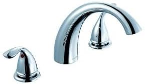 Glacier Bay Builders 2-Handle Deck-Mount Roman Tub Faucet in Chrome