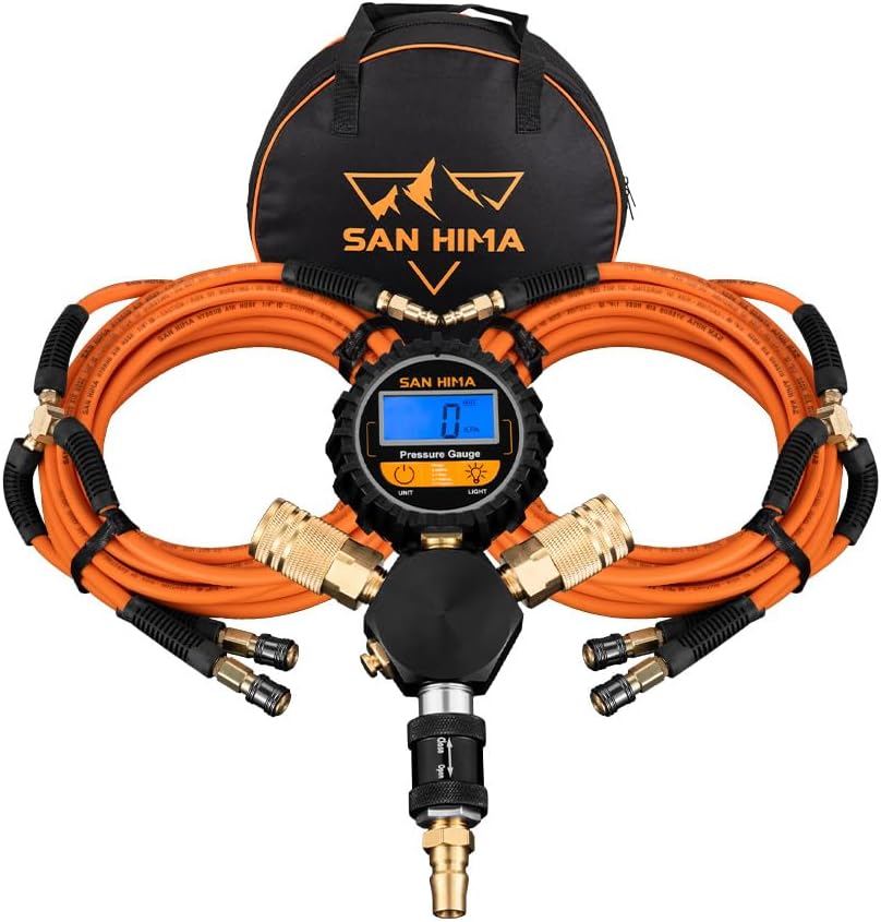 SanHima 4 Tire Inflation Deflation System - Fits up to 200