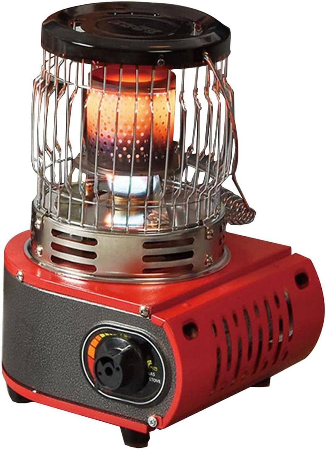Portable Kerosene Heater Stove, Kerosene Stove Burner for Indoor Camping, Lightweight Stainless Steel Oil Heater,Red