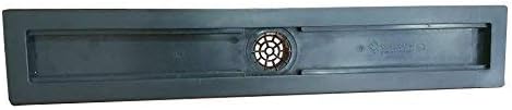 Linear Drain Body Black ABS Linear Shower Drain (36 Inch)