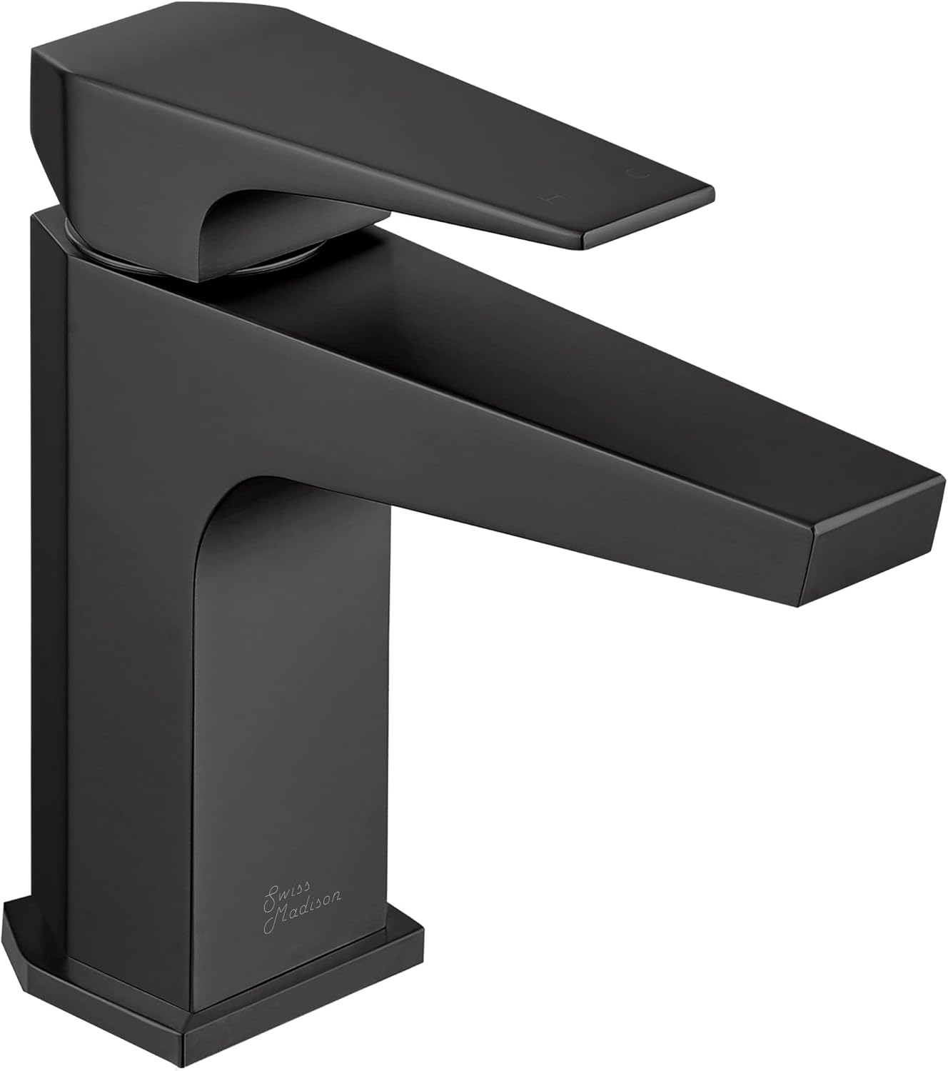 Voltaire Single Hole, Single-Handle, Bathroom Faucet in Matte Black