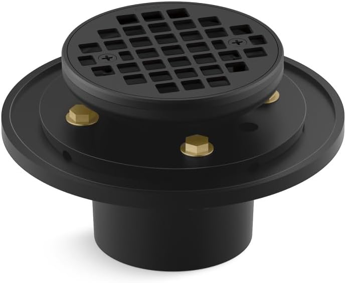 KOHLER K-22671-CP Round Design Tile-In Shower Drain