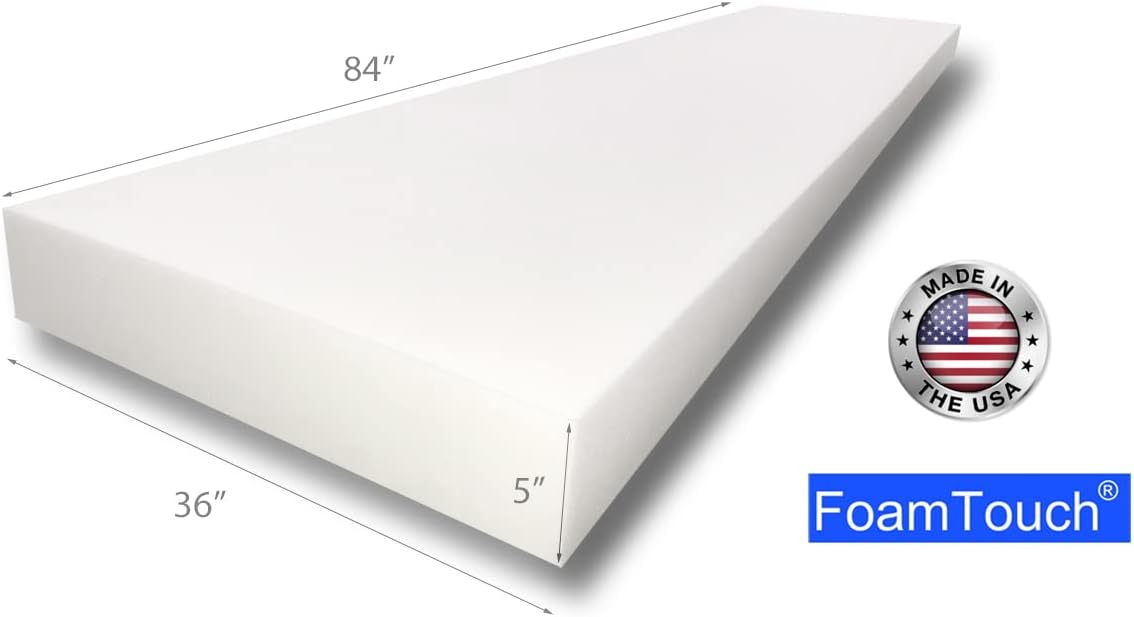 FoamTouch Upholstery Foam Cushion High Density 5