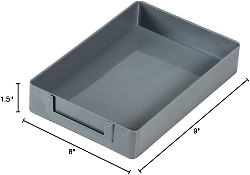 Hilco Standard Job Trays Box of 24 (Gray)