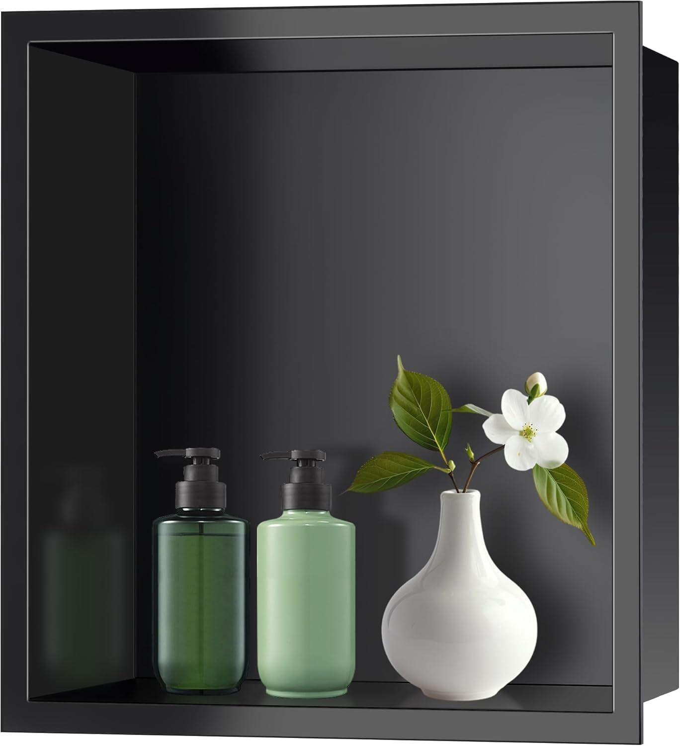 Stainless Steel White Shower Niche,12