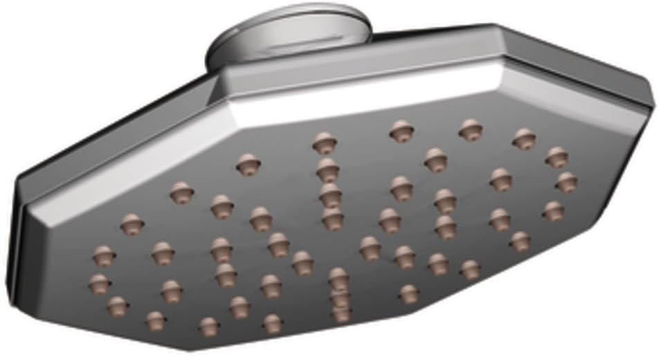 Moen S146EP Felicity One Function 7-Inch Diameter Spray Head Eco Performance Rainshower Showerhead, Chrome