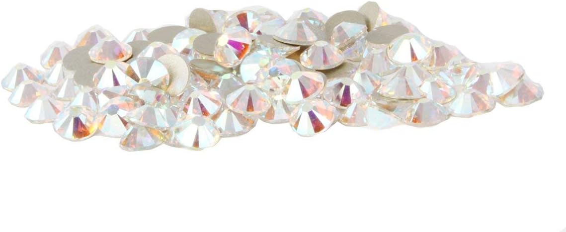 288 pcs (Original Factory Pack) Crystal AB (001 AB) Austria New 2088 Xirius 30ss Flat Backs Rhinestones 6.4mm ss30 DIY Deco Bling Austrian Crystal