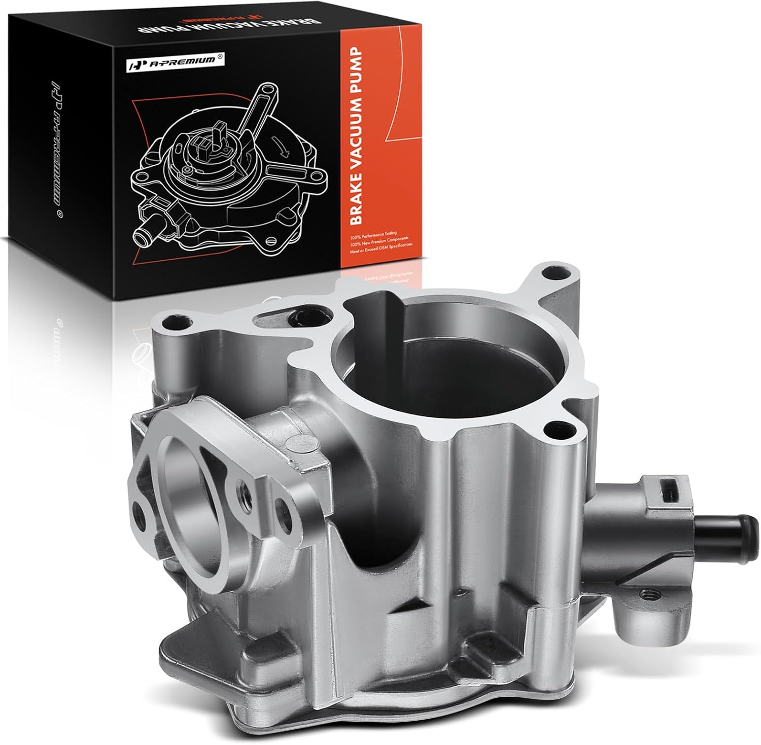 A-Premium Brake Vacuum Pump Compatible with Audi A4 2009-2016, A4 Quattro 2009-2016, Q5 2011-2016, A5/A6 2012-2014, A5 Quattro 2010-2016, A6 Quattro 2013-2014, TT Quattro 2011-2014, allroad 2013-2016