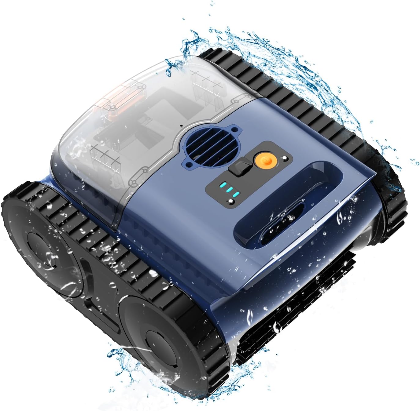 (2025 New) Cordless Robotic Pool Cleaner, Robotic Pool Vacuum for Inground Pools, Floor, Wall, Waterline and Drain Cleaning, 180 min Battery Life for Pool Up to 2150 Sq.ft