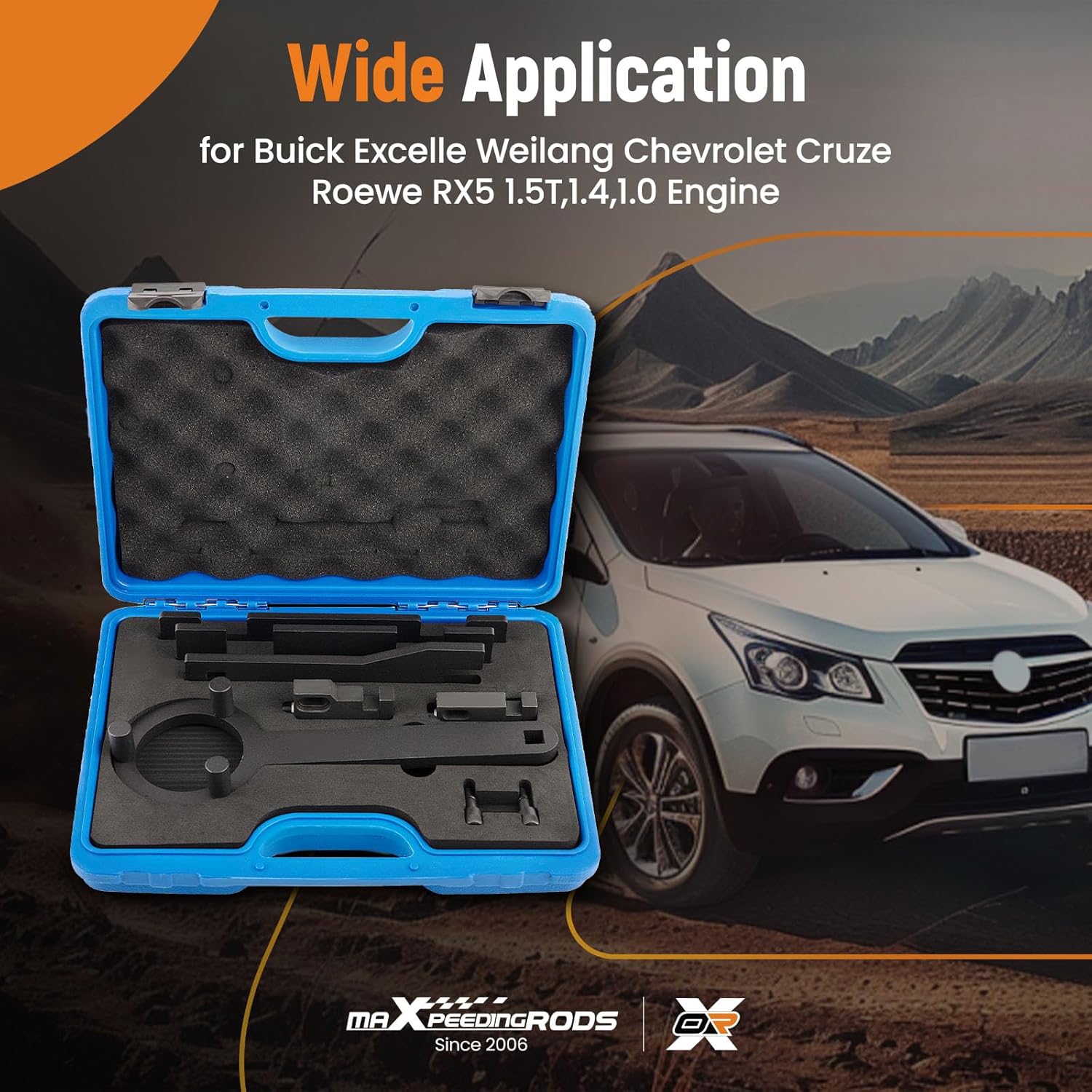 maXpeedingrods Engine Camshaft Locking Alignment Timing Tool Kit for Buick for Chevy for GM for Cruze RX5 Roewe 1.5T 1.4 1.0 Engine, Replace EN-51367, EN-51632, EN-51298