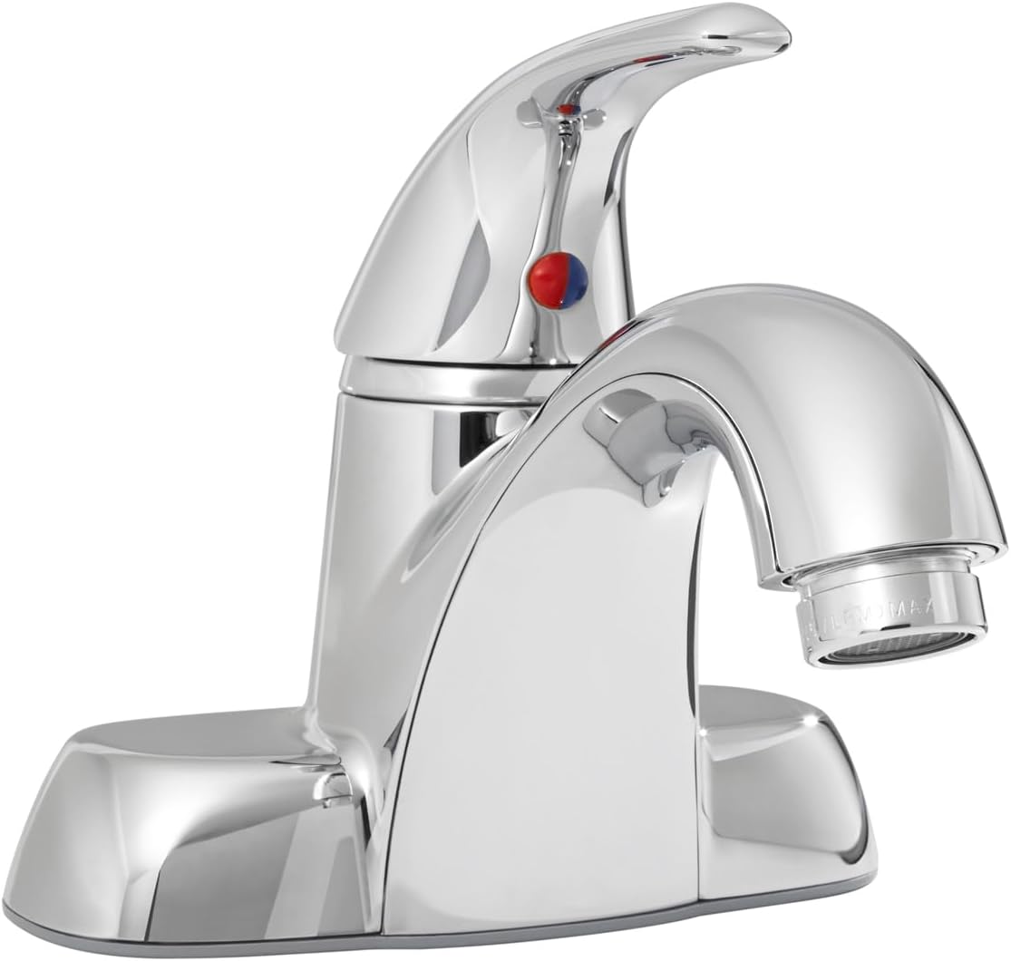PROFLO PFWSC4757S 1.2 GPM Centerset Bathroom Faucet with Pop-Up Drain Assembly - Chrome