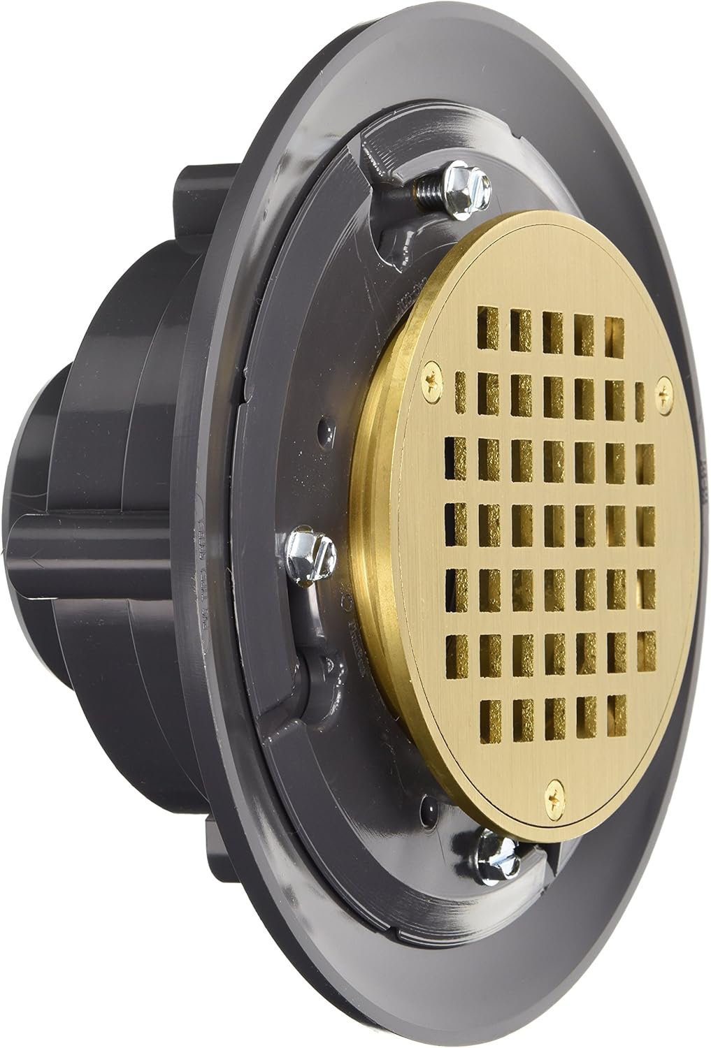 Jones Stephens D49055 2 X 3-Inch PVC Drain Metal Spuds with 5-Inch Polished Brass Strainer