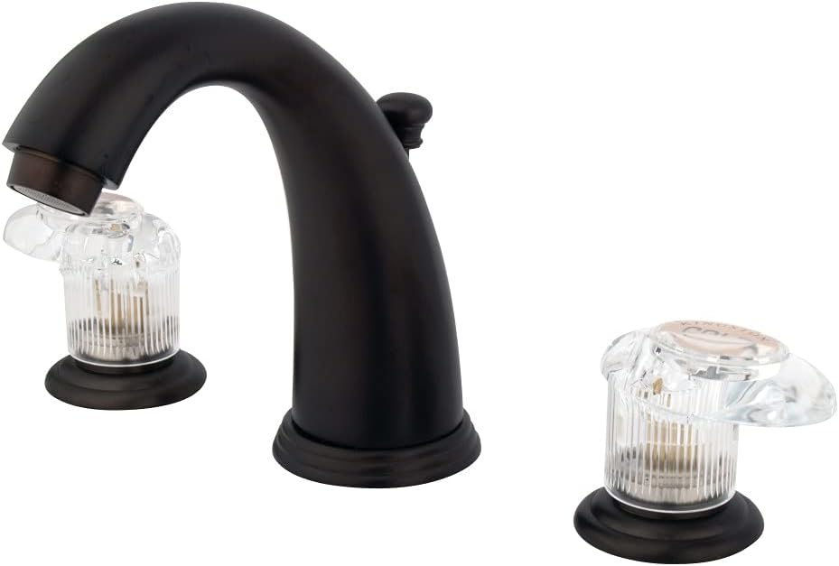 Kingston Brass GKB982ALL Victorian 8-Inch Widespread Lavatory Faucet with Retail Pop-Up, 5-1/4 inch in Spout Reach, Polished
