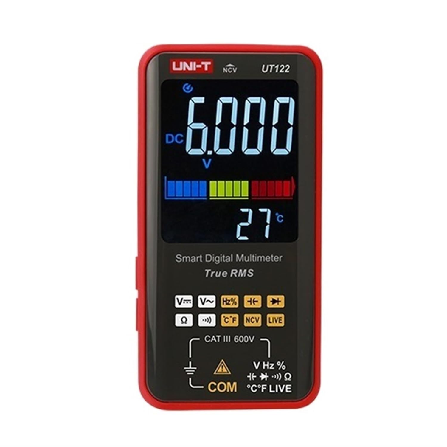 1PCS Digital Multimeter Series True RMS AC Handheld Professional Meter Frequency Temperature Tester Backlight(UT890D Plus Suit)