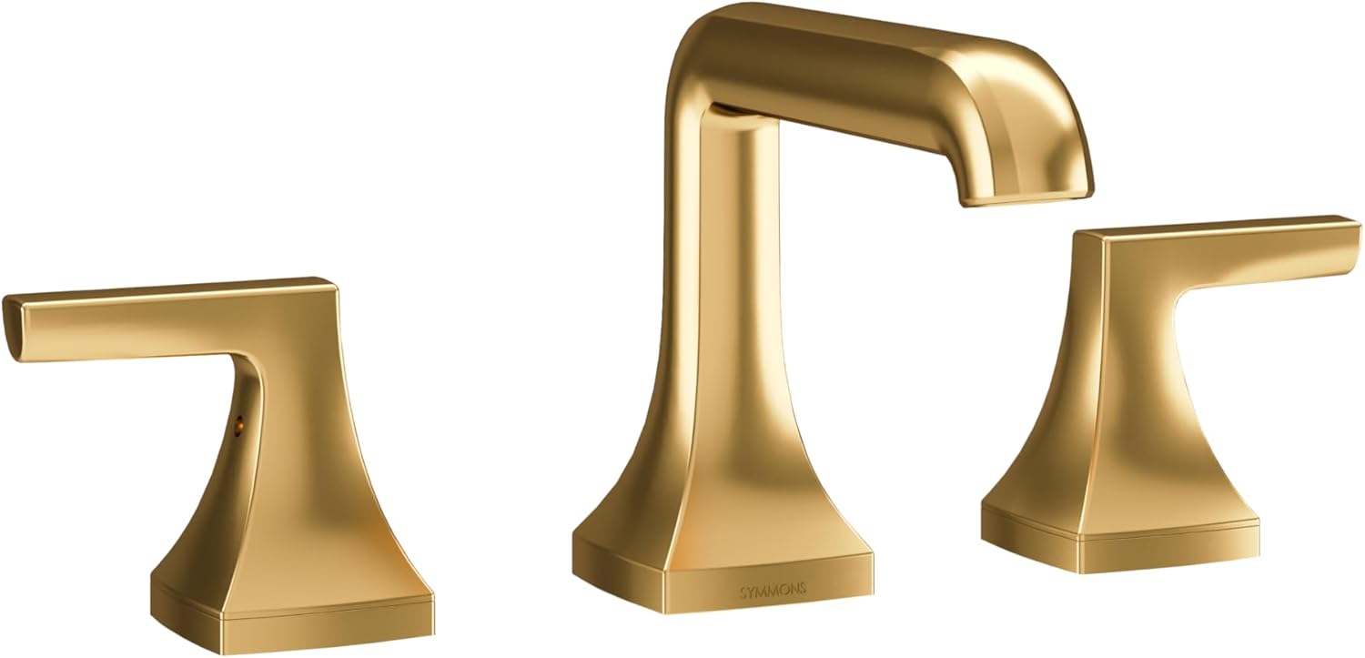 Oak Widespread Two-Handle Bathroom Faucet with Push Pop Drain Assembly in Satin Nickel (1.0 GPM) - SLW5612STNPP