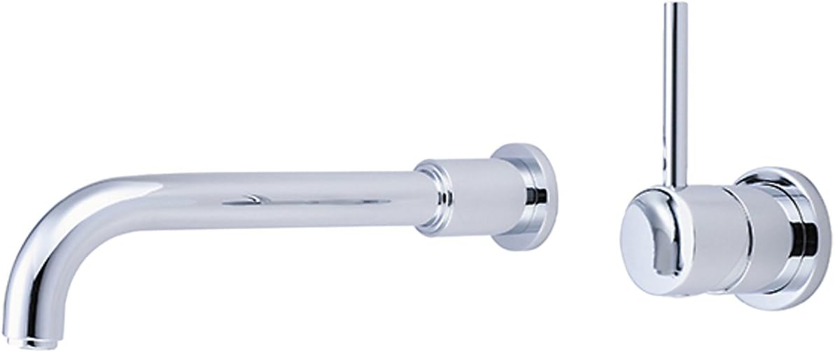 Pioneer 3MT800 Single Handle Lavatory Wall mount Vessel Filler, PVD Polished Chrome Finish