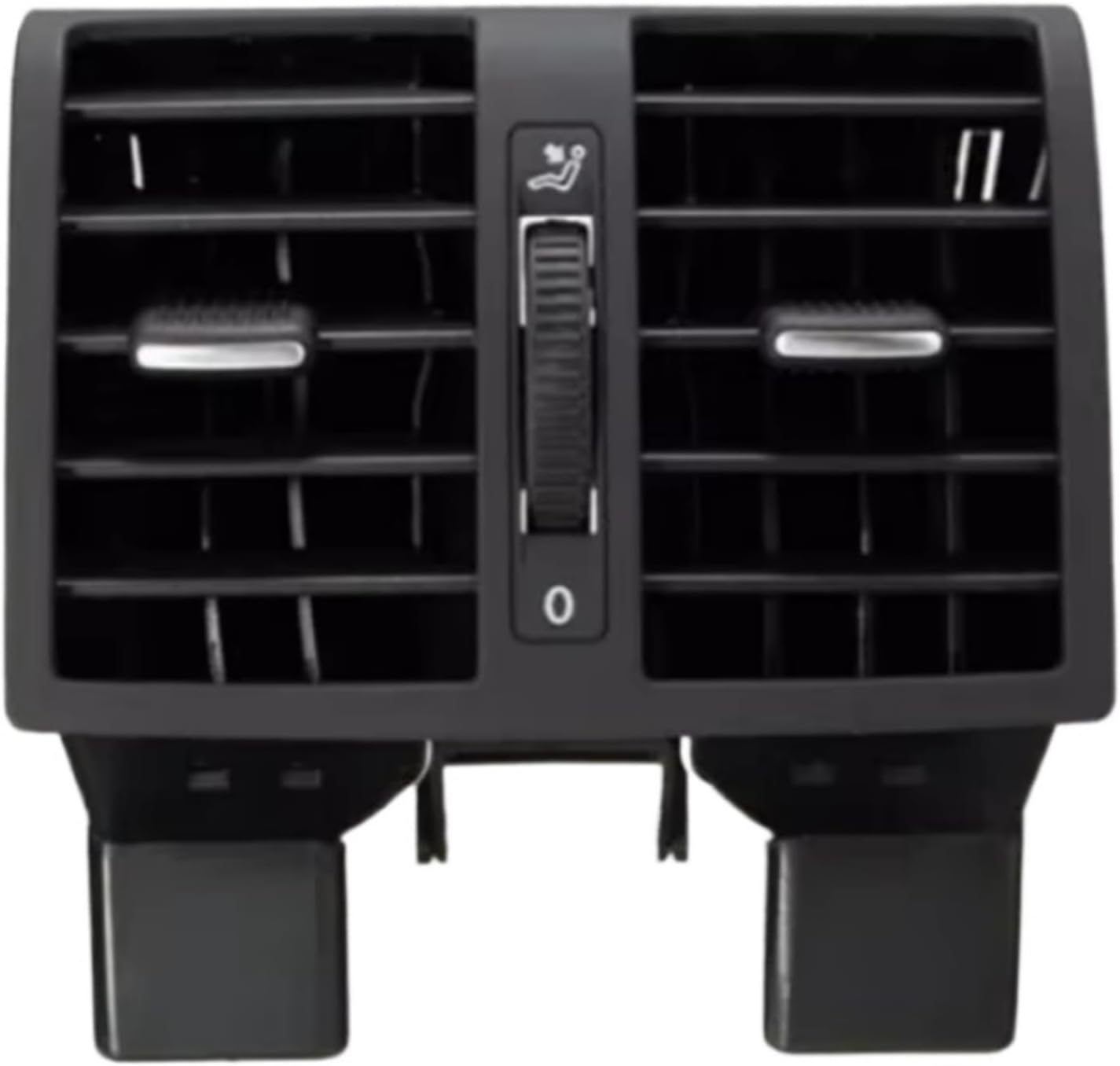 Air Conditioning Vent Cover 1/2PCS Fit for VW Touran Caddy 2004-2015 1TD819203 Car Air Conditioning Rear Vent A/C Outlet Dashboard Vent(2pcs)