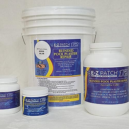 EZP-2209 50 lbs NPT StoneScapes Touch of Glass Series Regular Aqua Blue Blended Plaster