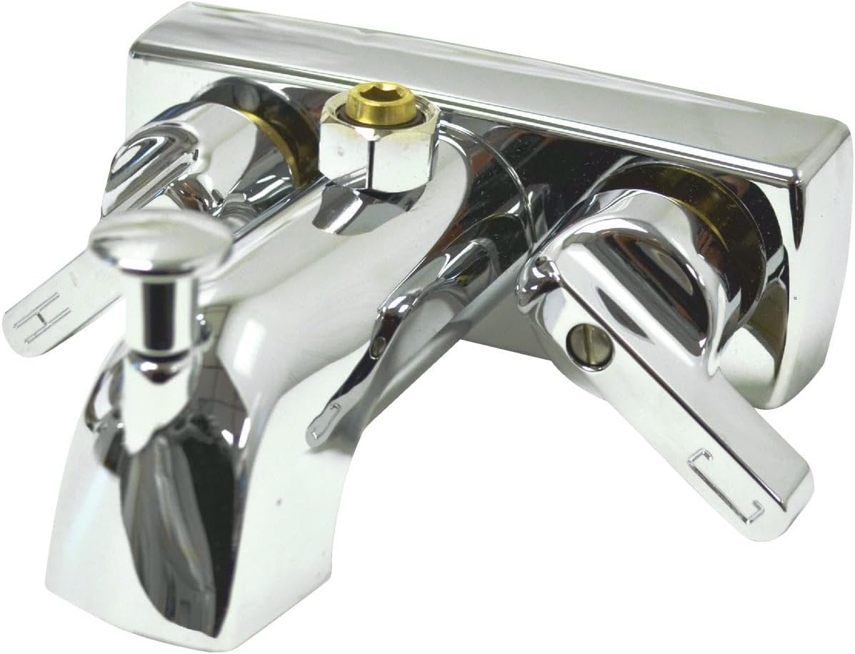 Ush Rv Tub & Shower Faucet With Riser Brass Under Body