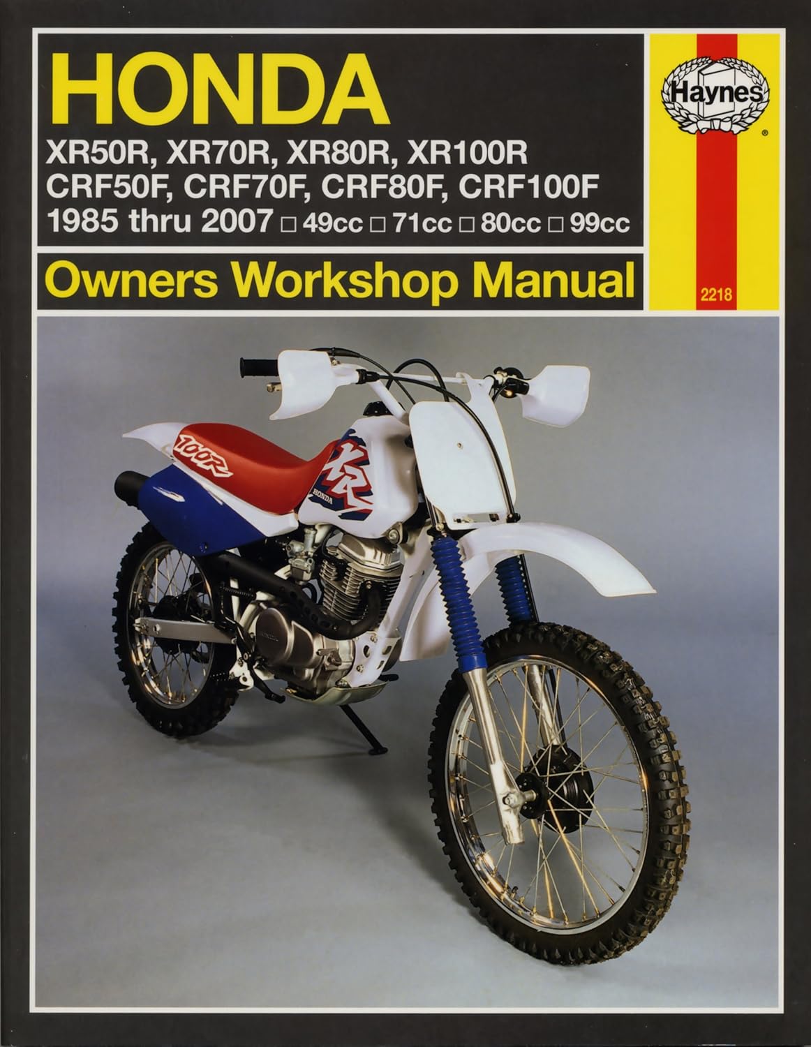 Haynes 2218 HONDA XR80R XR100R 8596