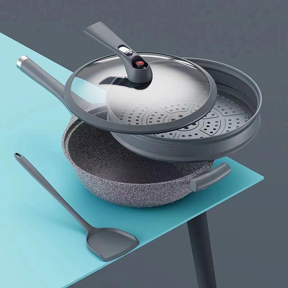 Kitchen Maifan Stone Frying Pan Steak Pancake Fried Egg Nonstick Cook Breakfast Bakeware