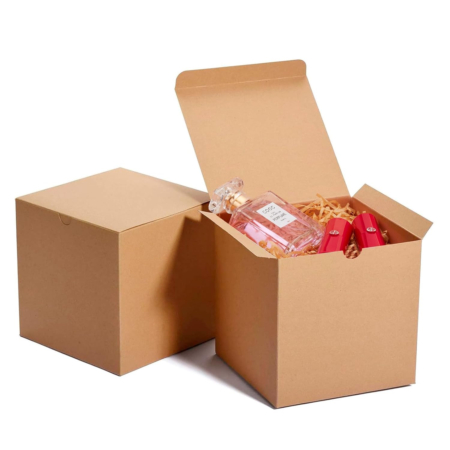 MESHA Gift Boxes Bulk with Lids 8x8x4'' 300PC White, Gift Boxes Bulk for Small Business, Bridesmaid Proposal Boxes with Lids for Engagement Wedding Favors