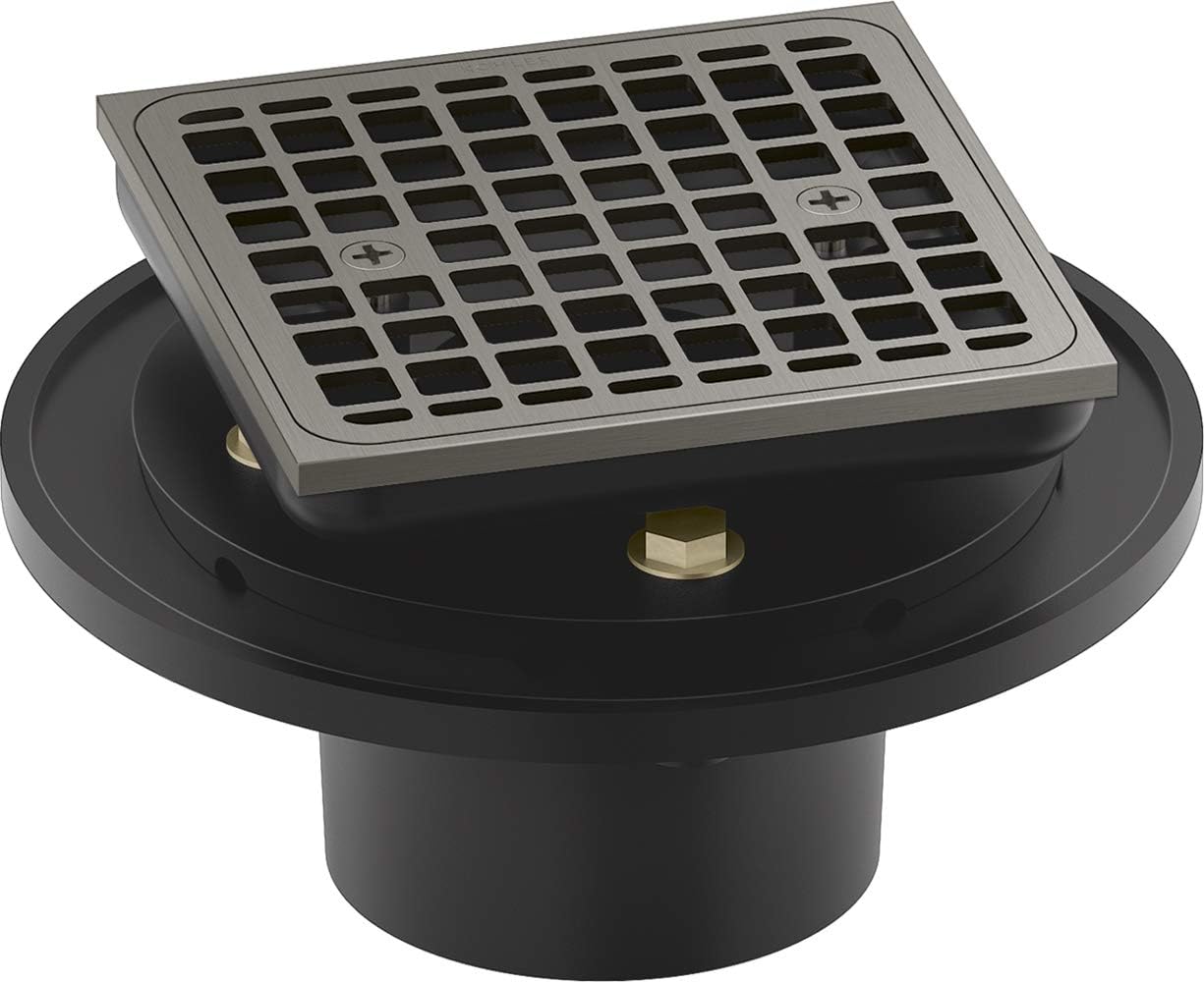 KOHLER K-22673-BN Square Design Tile-In Shower Drain