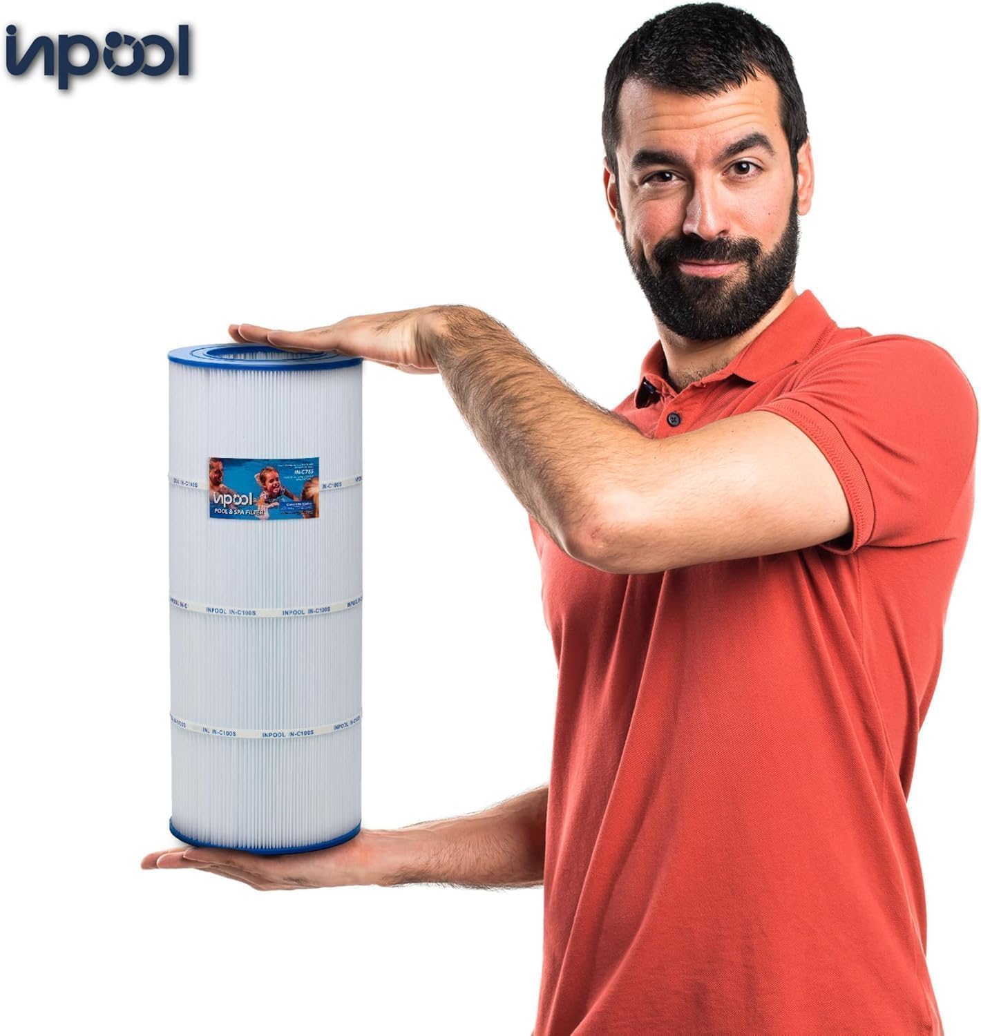 IN-C1200S – Pool Filter and spa Filter Cartridge, Compatible with Hayward C1200, Pleatco PA120, Filbur FC-1293, Unicel C-8412, Ultra-B2,120 Square feet for in ground Pools (Pack 4)