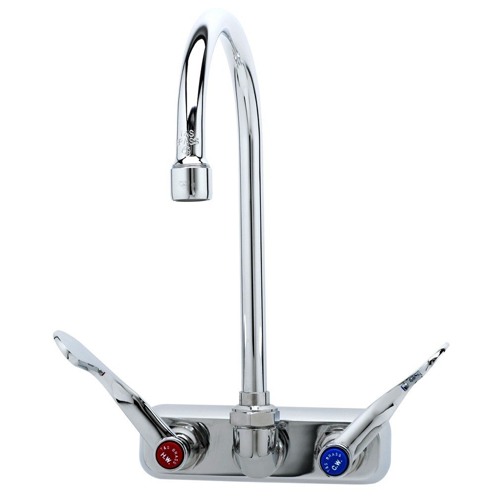 T&S Brass B-1146-02A-WH4 Work Board Faucet, 4