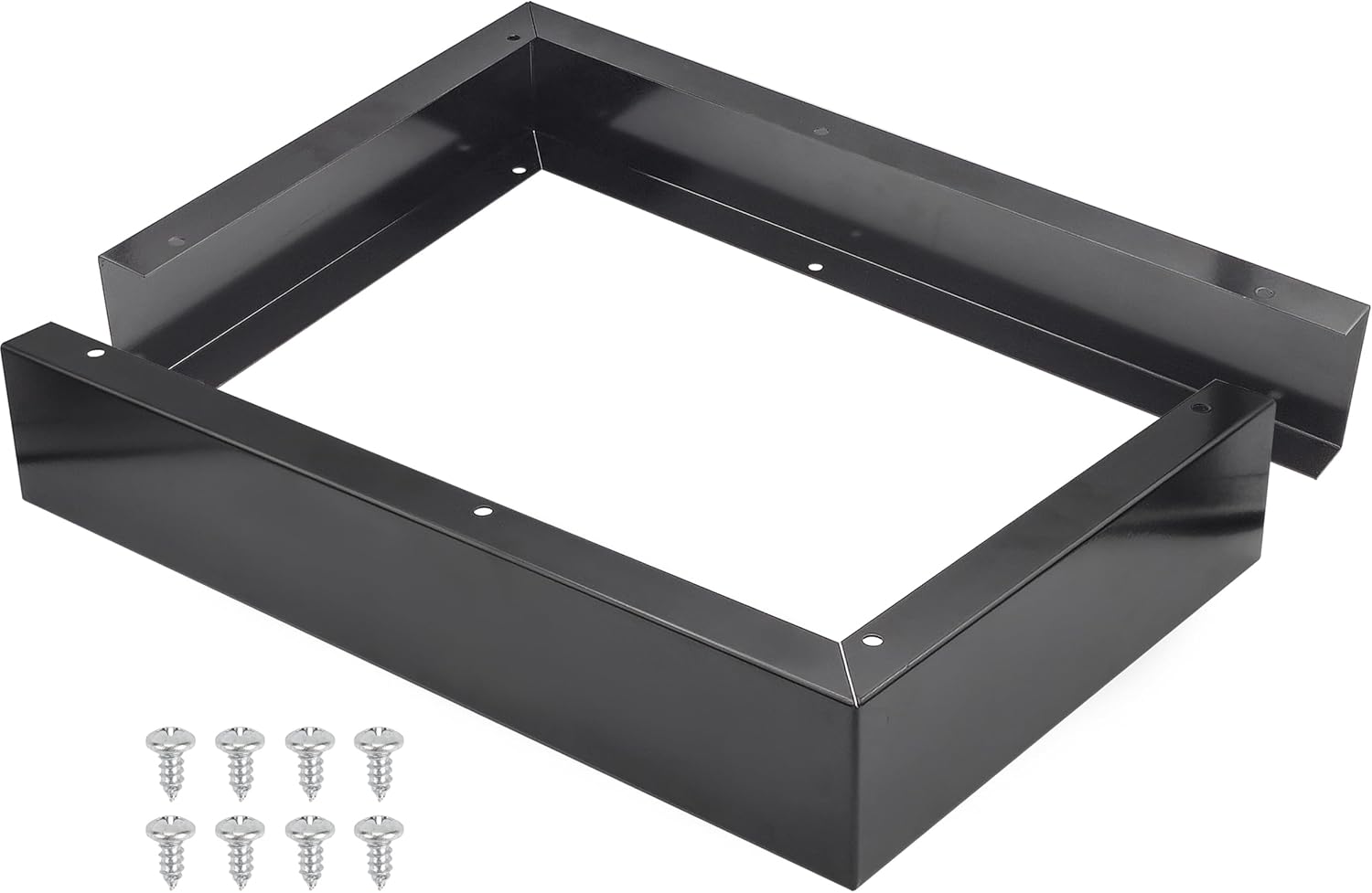 Microwave Filler Kit 2.95” Wide Stainless Steel Microwave Trim Kit Replaces W10164745 - Compatible with Whirlpool GE and Most Other Brands - Fills Over the Range Oven Cabinet Gap - 17.25”D x 10.75”H
