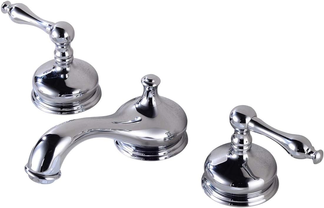 Chrome Dolphin Faucet Single Hole Widespread Plate | Renovator's Supply