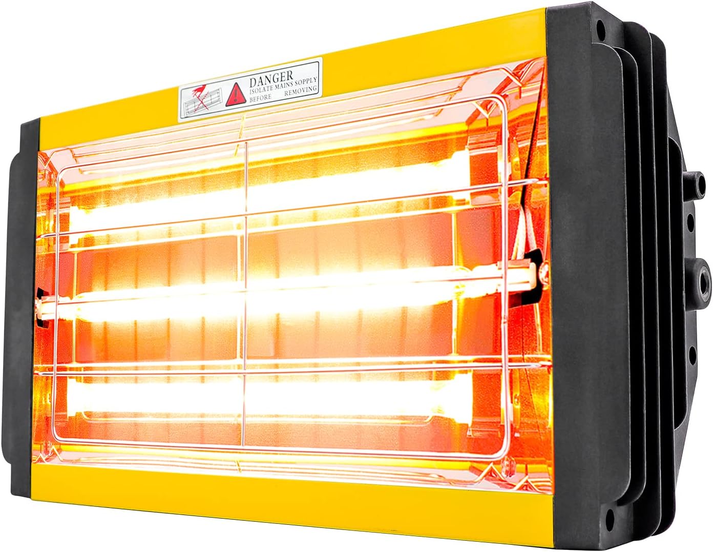 DATOUBOSS Infrared Paint Curing Lamp 1000W 110V Handheld Infrared Heater IR Short Wave Baking Heater Dryer Lamp for Car Body Repair Paint Curing Systems (SC-001-Y)
