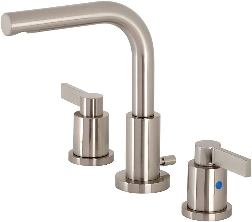 Kingston Brass FSC8955NDL NuvoFusion Widespread Bathroom Faucet, 5-3/8