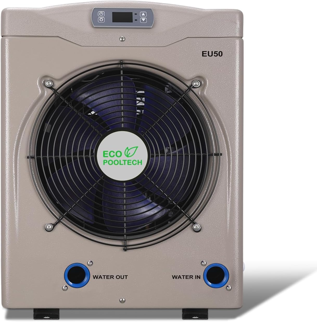 Max 16184BTU Pool Heater - Swimming Pool Heat Pump EU50, for Above Ground Pool and Spas up to 5000gallons, Titanium Heat Exchanger, High Efficient, 110V-120V Plug-in Pool Warmer