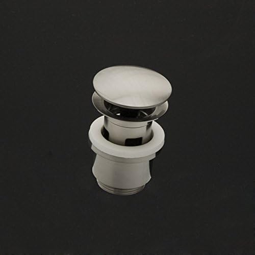 Grid drain for European lavatories, with dome cover, no overflow holes. DIAM: 2 3/4”