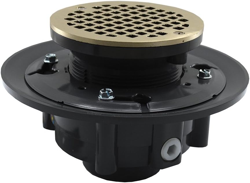 Jones Stephens D49029 2X3 PVC RND DRN BSE W/ 5 NB STRN - N/A
