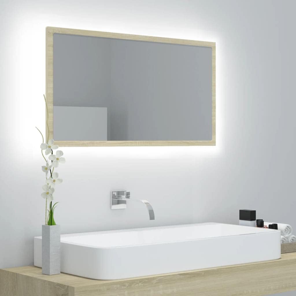 LED Bathroom Mirror with RGB Lights 31.5