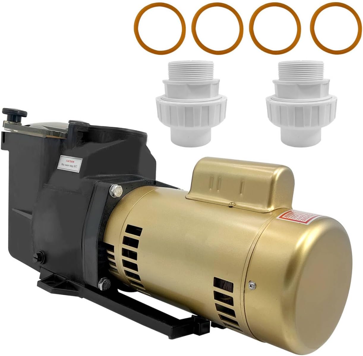 W3SP2610X15 Replacement Pool Pump Motor 1.5 HP 115/230 V Single Speed Compatible with Hayward SP2610X15 High Efficiency Pump for Spa and In-Ground Pool