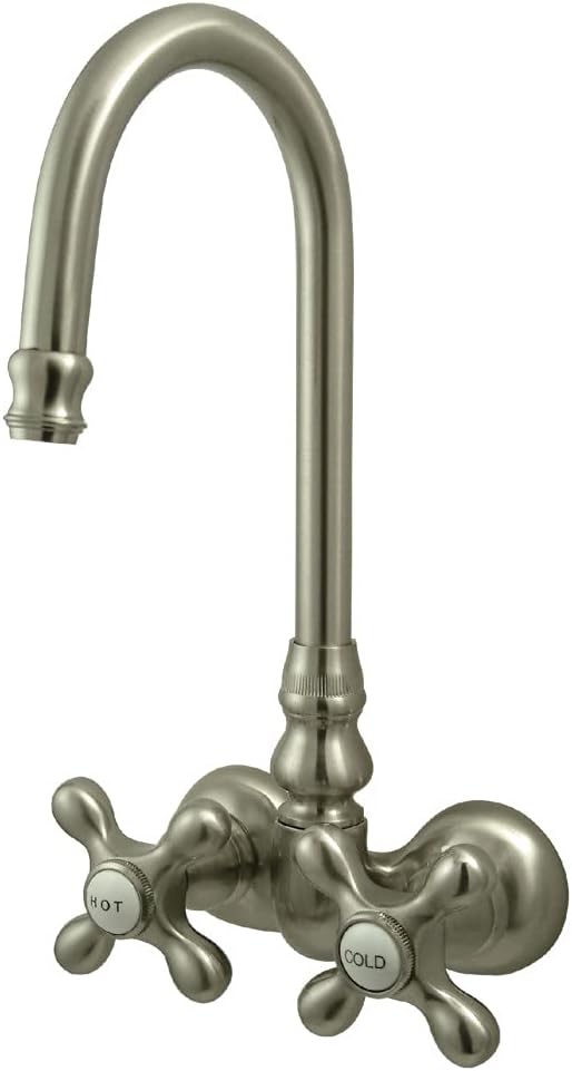 Kingston Brass CC77T5 Vintage Let Tub Filler, Oil Rubbed Bronze,8-Inch Adjustable Center