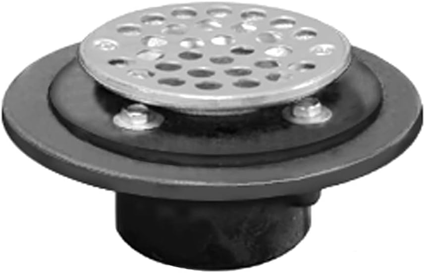 Jones Stephens D60100 2 Inside Caulk Cast Iron Drain Adjustable Stainless Steel TOP Clamp Ring
