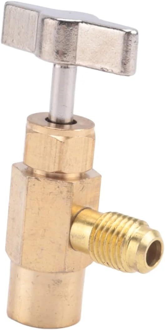Air Conditioning Refrigerant Bottle Opener Car'S R134A Charging Kit and Self-Sealing Container Stopcock Including High/Low Side Quick Connector with 1/4