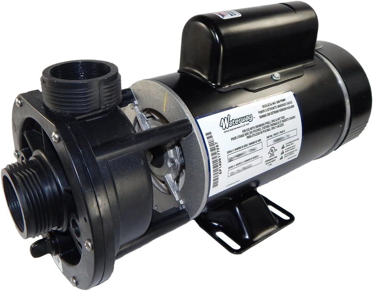 Waterway WW342061015 120V 1.5HP 2 Speed 48 Frame Center Discharge Pump