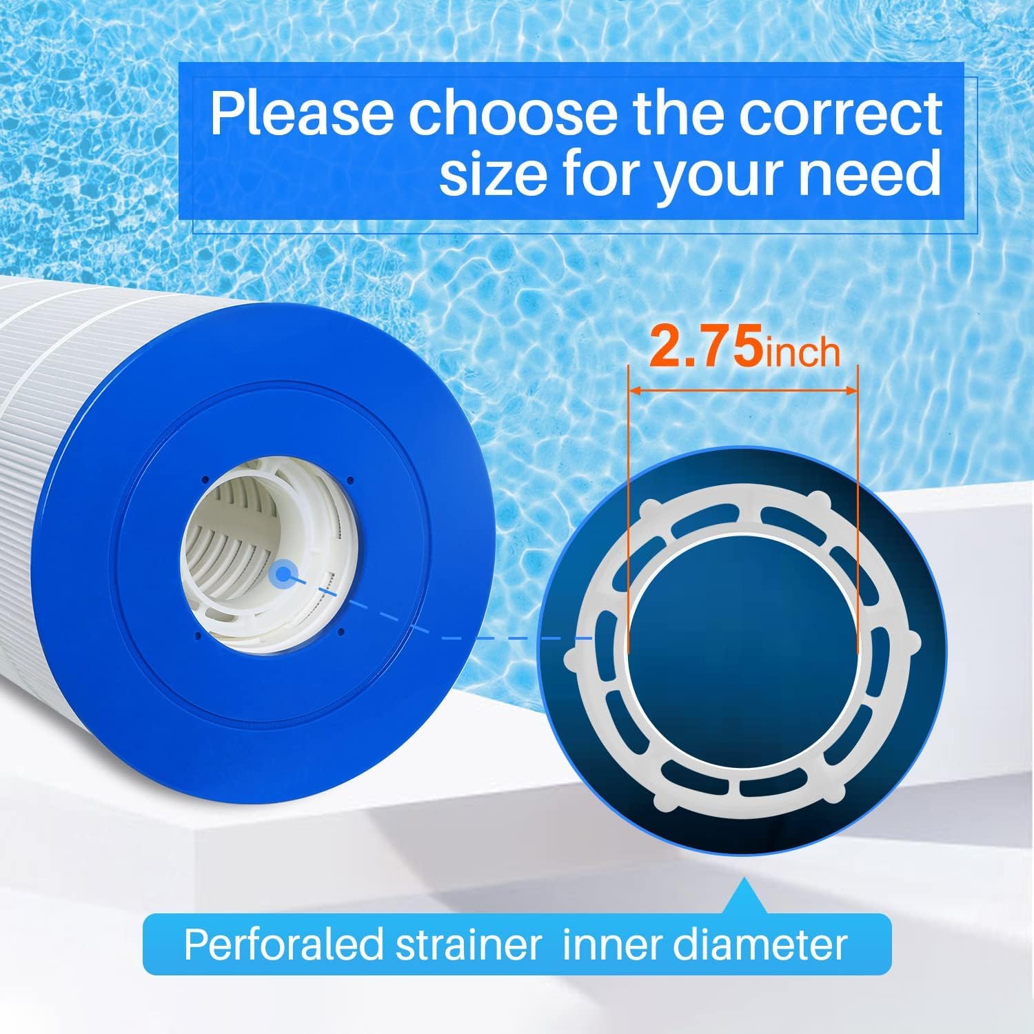 POOLPURE Pack of 4 PA150S Pool Filter Compatible with Hayward CX150XRE, Hayward SwimClear C150S, PA150S, Ultral-D4, 150 sq.ft Filter Cartridge